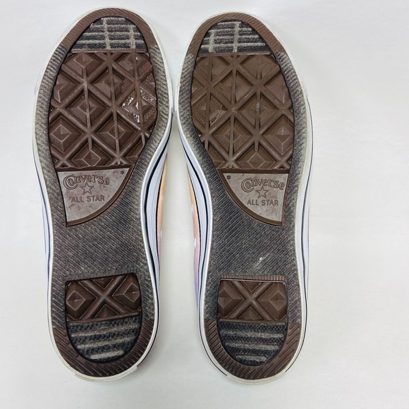 Converse All Star Pastel Tie Dye Sneakers Women's Size 8.5 Low Cut Rainbow Retro - Picture 9 of 9